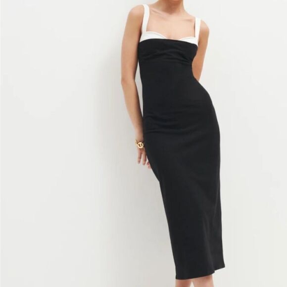 Reformation Nelle Knit Dress XL NWT - Picture 2 of 8